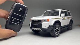 Car Unboxing - Toyota Land Cruiser Prado 250 Diecast Car with Openable Parts