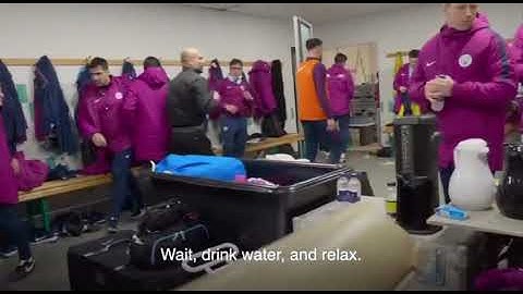 Pep Guardiola in dressing room  at half time | “sit down nobody talk” |
