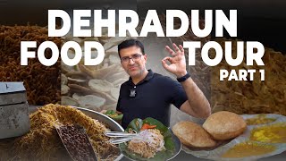 Dehradun Food Tour, Part 1 I Poori Sabzi, Laddu, Pineapple Juice, Namkeen, Chole Chawal, Lassi, Paan