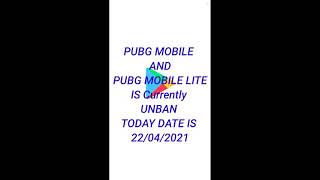 PUBG MOBILE AND PUBG MOBILE LITE TODAY UNBAN screenshot 2