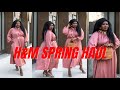 H&M SPRING HAUL WITH SIZE & STYLE GUIDE | GLAMAZON DIARIES