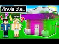 I Built an INVISIBLE HOUSE to TROLL MY FRIENDS in Minecraft!