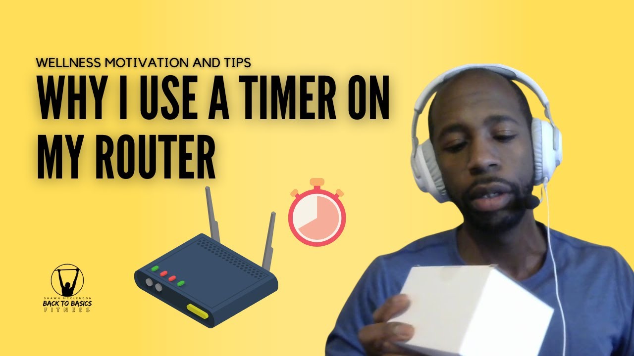 Why I use a timer for my router | Digital Minimalism | Wellness - YouTube