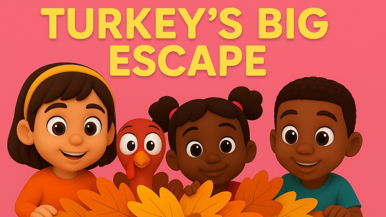 Ajudamos um peru a escapar! História infantil de Ação de Graças