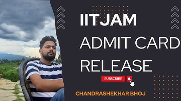 IIT JAM 2023 Admit Card Download #iitjam2023 #iitjam