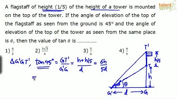 Height and Distance | Additional Example - 2 | Quantitative Aptitude | TalentSprint Aptitude Prep