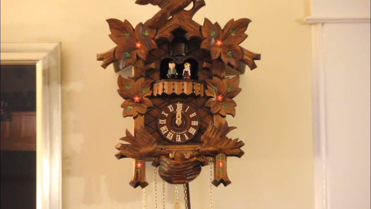 Schneider Cuckoo Clock chimes 12pm YouTube