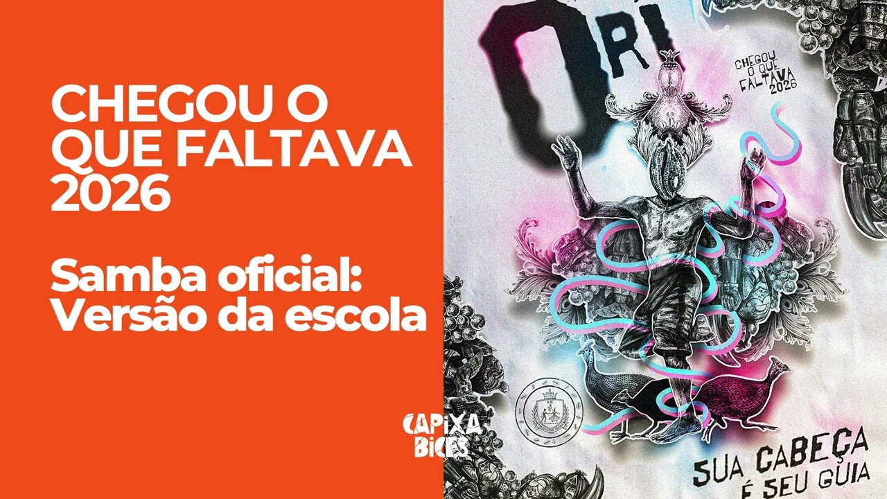 CHEGOU O QUE FALTAVA 2026: Samba-enredo oficial (versão da escola) | Carnaval de Vitória