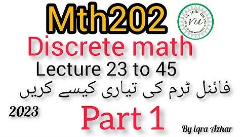 Mth202 Final Term Prepration 2023 |#mth202 #final #2023 part 1