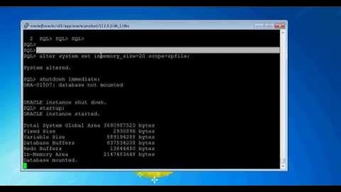 Configure In-Memory in Oracle 12c database