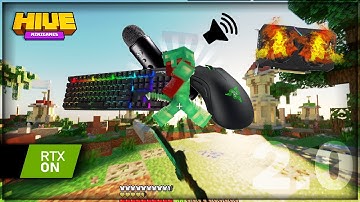 Trying RTX 2.0 in The Hive Skywars!! ASMR (4K)