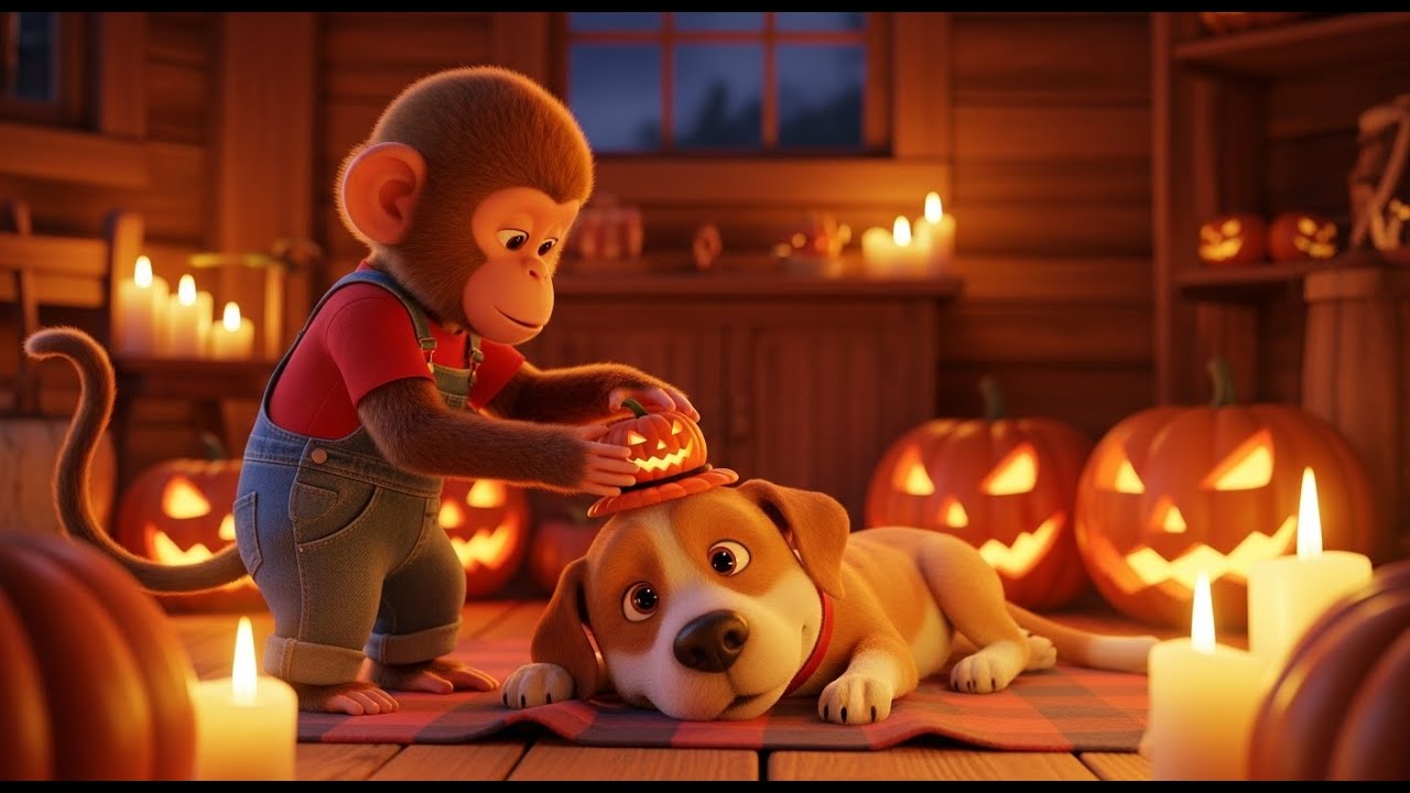 Monkey’s Farm Party Interrupted by a Dog’s Cry for Help