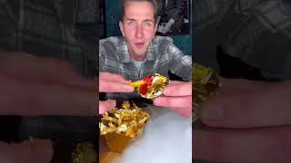 EATING THE MOST EXPENSIVE FOOD FROM EXPENSIVE RESTAURANTS! Including a 300 dollar burger.. #shorts