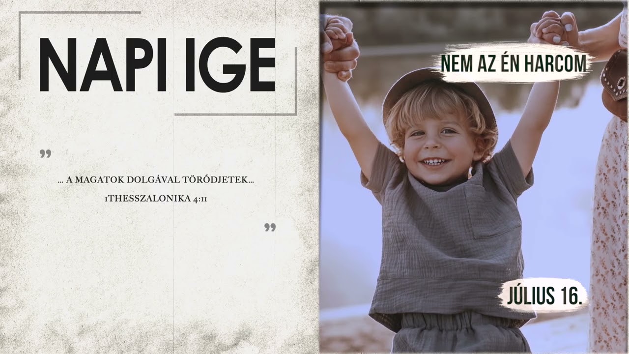 Napi IGE | Nem az én harcom | 2026.07.16