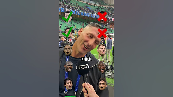 MATERAZZI picks the BEST INTER MILAN players 🔥 #shorts