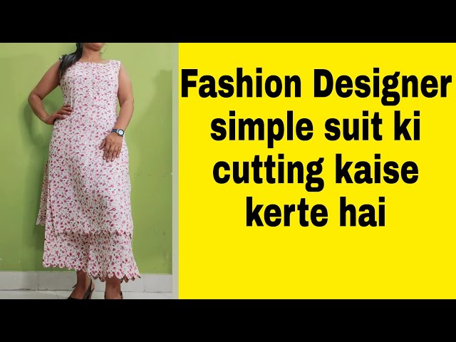 सीखें Simple Suit Cutting Full Tutorial 👗 @Watch Full Course Only on My  Drafting Tips - YouTube