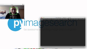 Detecting faces in a webcam video stream using Python and OpenCV