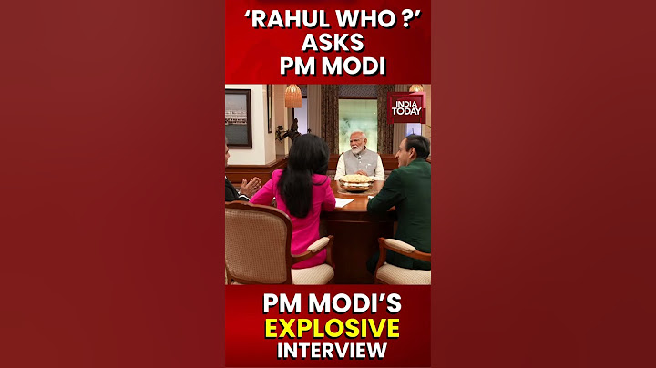 The Biggest Interview Of 2024: Watch PM Modi's Most Explosive Interview On India Today