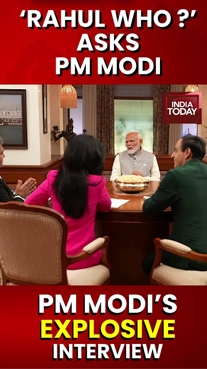 The Biggest Interview Of 2024: Watch PM Modi's Most Explosive Interview On India Today