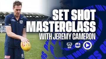 How To Kick A Set Shot Goal With Jeremy Cameron