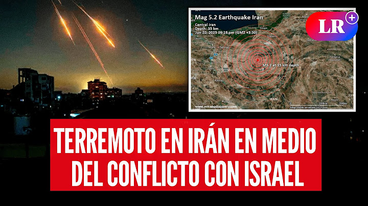 POTENTE TERREMOTO en IRÁN en medio del conflicto con ISRAEL | #LR