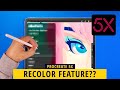 PROCREATE 5X: Where Did The Recolor Tool Go!!??