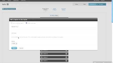 Responsive layout designer for Spark/Drupal