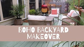 Boho Backyard Makeover | See Before and After | The Reveal