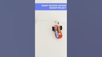 Smart reverse car parking sensor project made using Havi Elements DIY Robotics Starter Kit