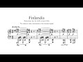 Jean Sibelius - Finlandia (piano version) (score video)