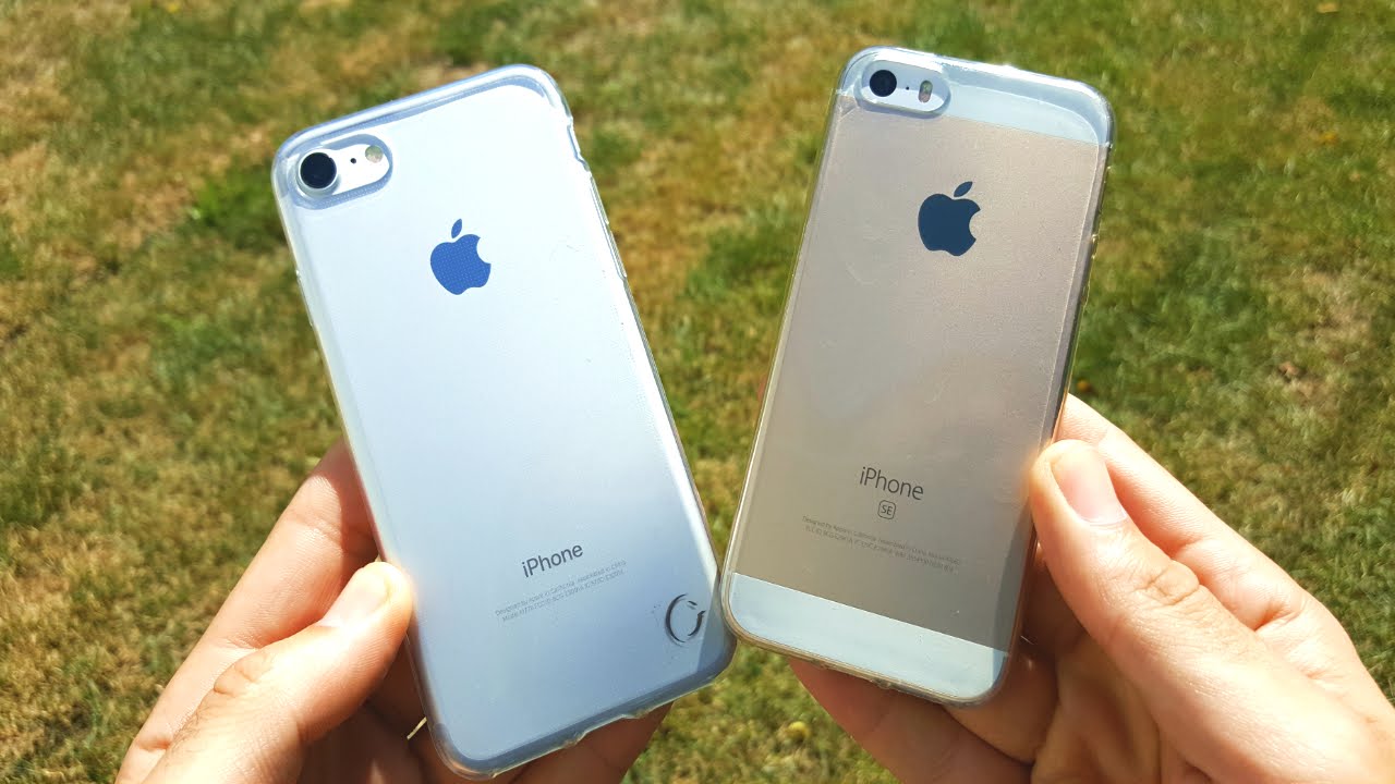 iPhone 7 vs iPhone SE - YouTube