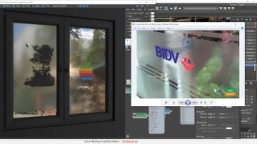 ♛ Hướng Dẫn Làm Vật Liệu Kính Decal Trong Corona Render 7- B.95. Preview