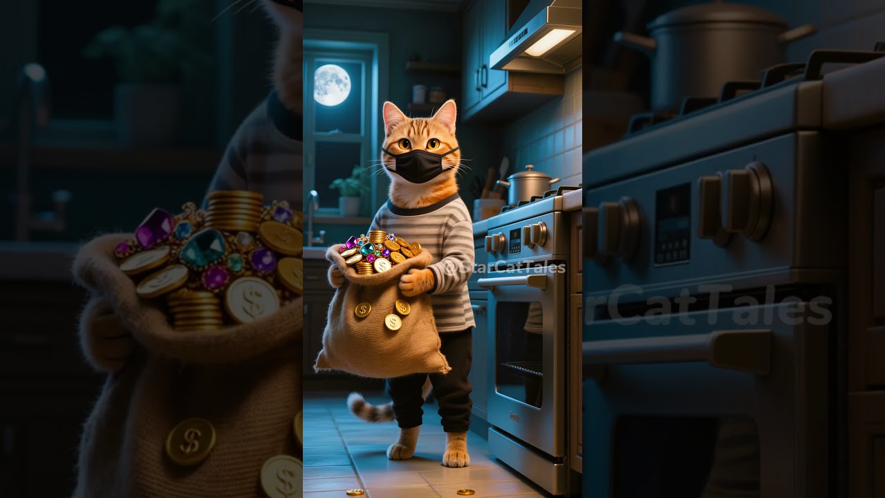 Kitten Stops a House Robbery!