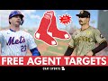 Boston Red Sox Free Agent Targets For 2026 MLB Free Agency Ft. Dylan Cease &amp; Pete Alonso