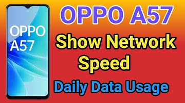 OPPO A57 Show Daily Data Usage kaise kare | How To Show Daily Data Usage Setting In OPPO A57