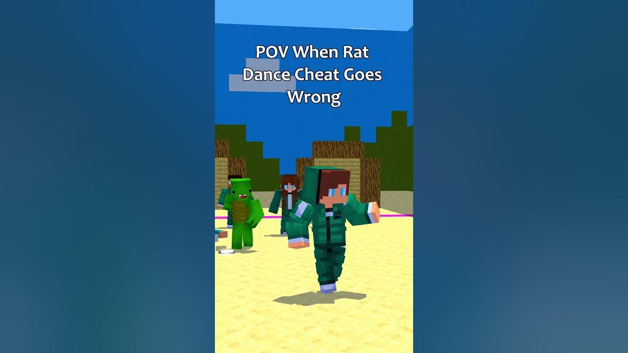 Squidgame Rat Dance Cheat Goes Wrong | JJ and Mikey #maizensisters #minecraft #fyp #funny #ratdance Squidgame Rat Dance Cheat Goes Wrong | JJ and Mikey #maizensisters #minecraft #fyp #funny #ratdance