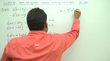 Class 10 (Ex 3B Q44) LE_in_2_Var (Book : R S Agarwal)