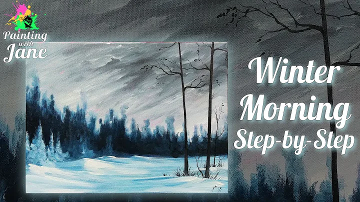 Winter Morning - Step by Step Acrylic Painting on ...