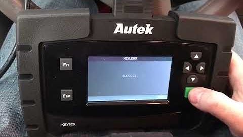 Autek IKey820 Key Programmer Universal Car Key Programmer Test Video 7