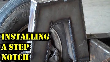 Update #9 - Installing Step Notch - 55 Chevy Truck - How to C notch a Frame
