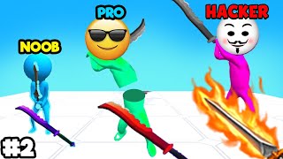 Sword Play! Ninja Slice Runner 3D  Part 2 ! 80-120 All Levels gameplay screenshot 2