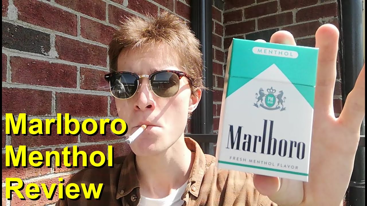 Smoking a Marlboro Menthol Review YouTube