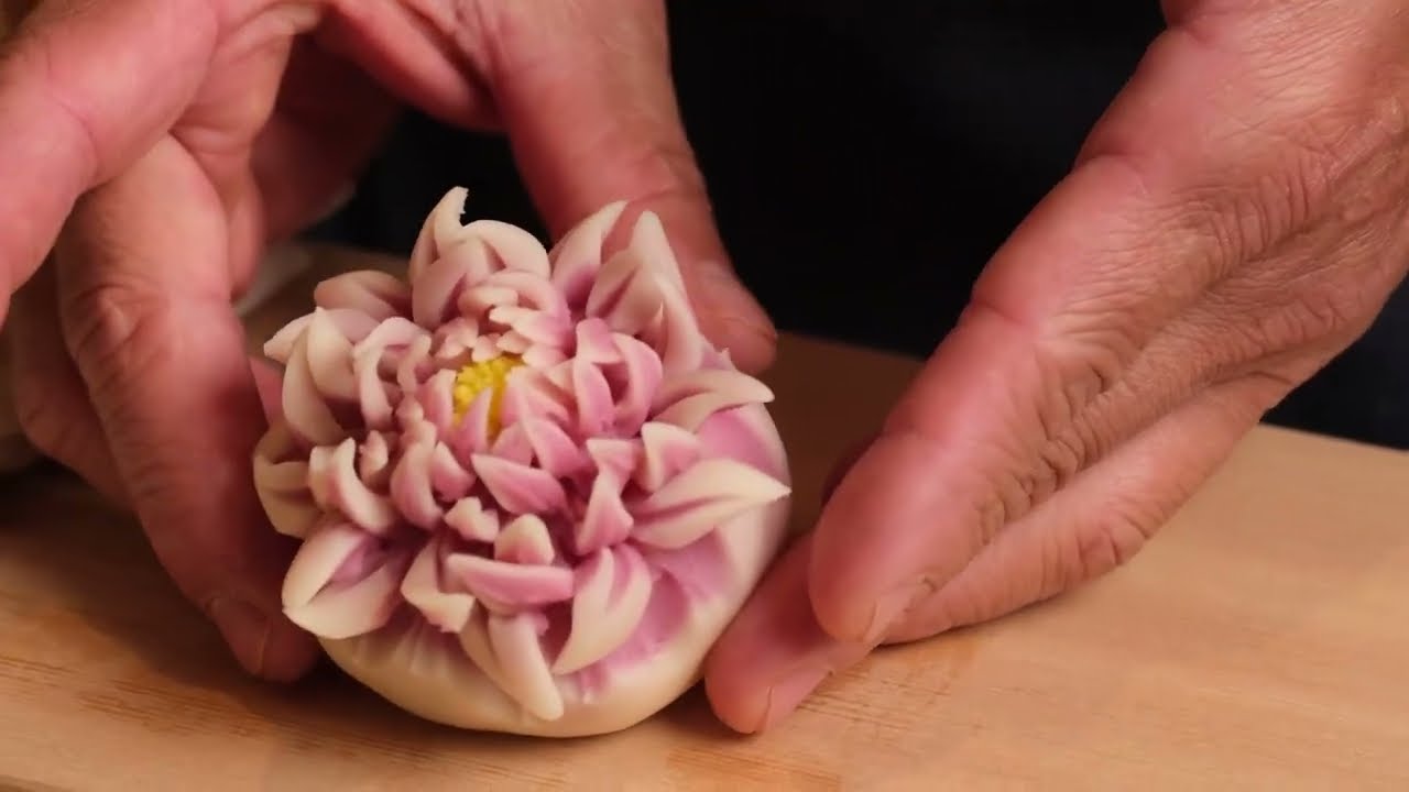 《三日月》上生菓子針箸剪菊～華雅