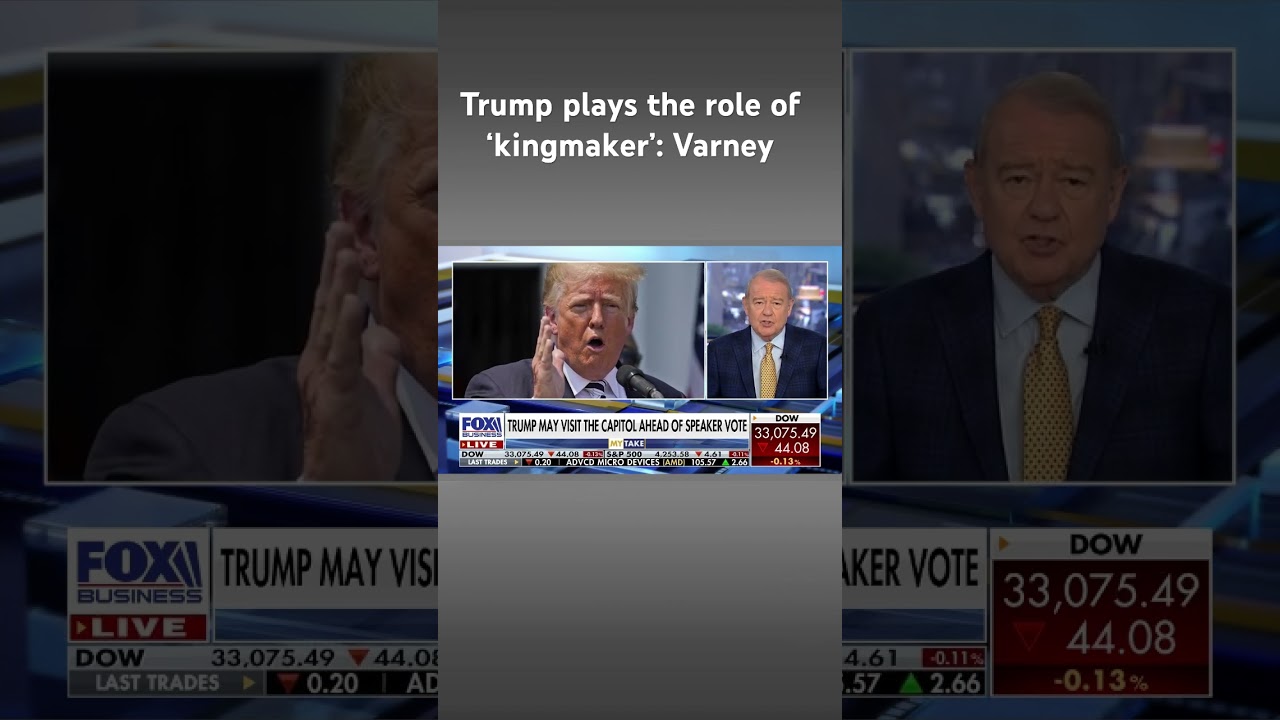 Varney: Trump enthusiastically backs powerful Republican for House speaker #shorts
