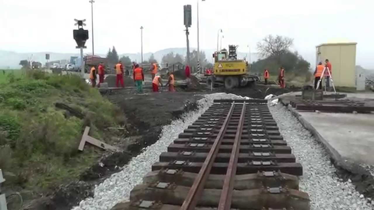 Rekonstrukce železničního přejezdu v Šebetově