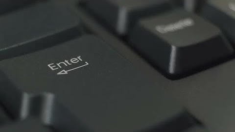 Enter Key Stock Video