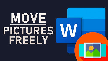 How To Move Pictures & Graphs Freely - MS Word