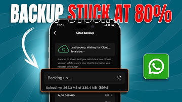 Hoe je een WhatsApp-back-up kunt repareren die vastzit op 80%, 90% of 99% op de iPhone | Eenvoudi...