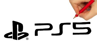 كيفية رسم شعار PS5 | كيفية رسم شعار بلاي ستيشن