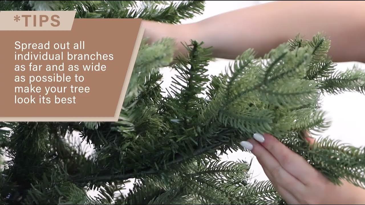 How To Fluff Your Artificial Tree YouTube